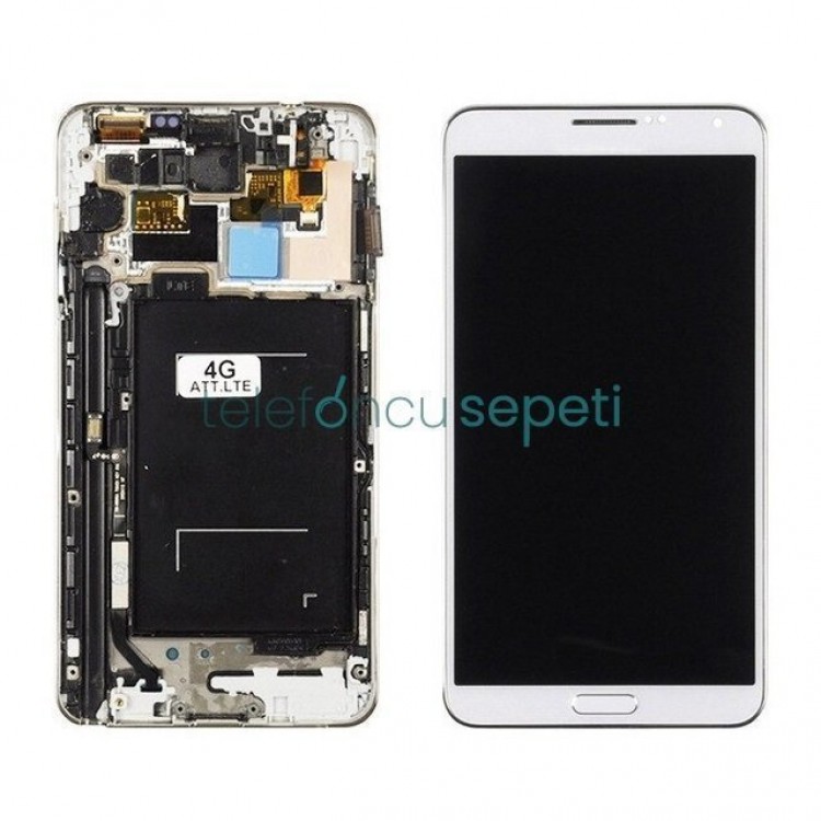Samsung Galaxy Note 3 4G N9005 Ekran Dokunmatik Beyaz Revize