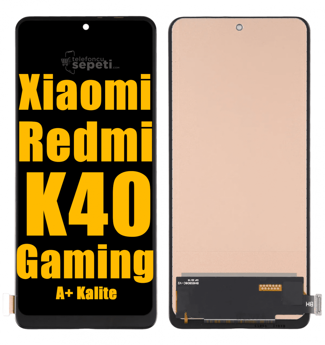 Xiaomi Redmi K40 Gaming Ekran Dokunmatik Siyah Çıtasız A Plus Kalite