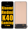 Xiaomi Redmi K40 Gaming Ekran Dokunmatik Siyah Çıtasız A Plus Kalite