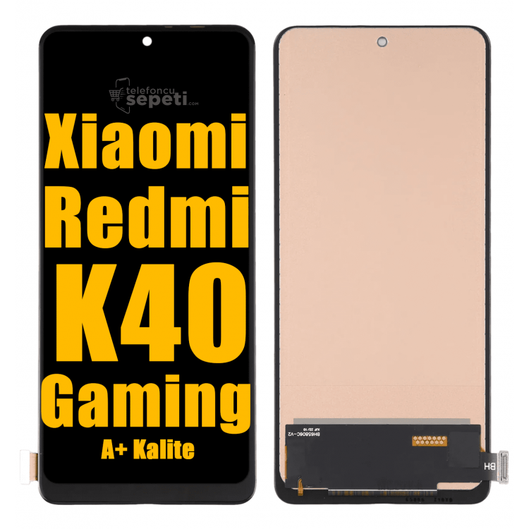 Xiaomi Redmi K40 Gaming Ekran Dokunmatik Siyah Çıtasız A Plus Kalite