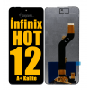 İnfinix Hot 12 Ekran Dokunmatik Siyah Çıtasız A Plus Kalite