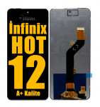 İnfinix Hot 12 Ekran Dokunmatik Siyah Çıtasız A Plus Kalite