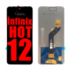 İnfinix Hot 12 Ekran Dokunmatik Siyah Çıtasız Orjinal