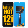 İnfinix Hot 12i Ekran Dokunmatik Siyah Çıtasız A Plus Kalite