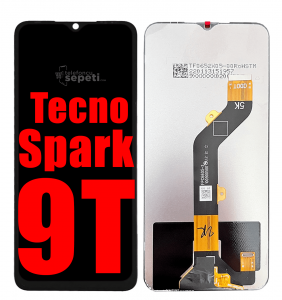 Tecno Spark 9T Ekran Dokunmatik Siyah Çıtasız Orjinal