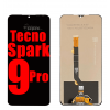 Tecno Spark 9 Pro Ekran Dokunmatik Siyah Çıtasız Orijinal