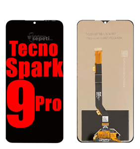 Tecno Spark 9 Pro Ekran Dokunmatik Siyah Çıtasız %100 Orijinal
