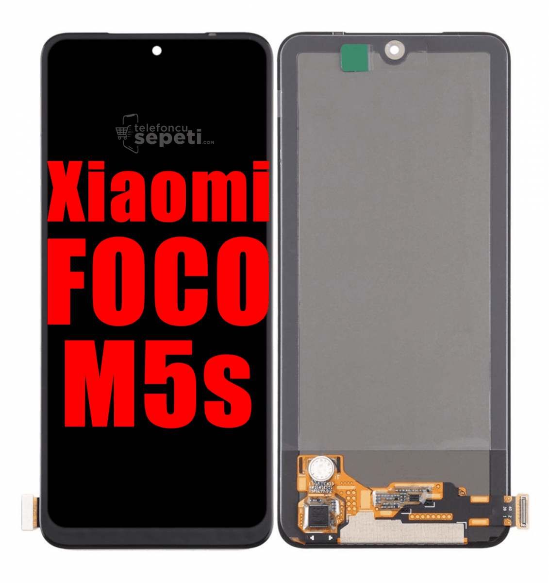 Xiaomi Poco M5s Ekran Dokunmatik Siyah Çıtasız Orjinal