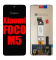 Xiaomi Poco M5 Ekran Dokunmatik Siyah Çıtasız Orjinal