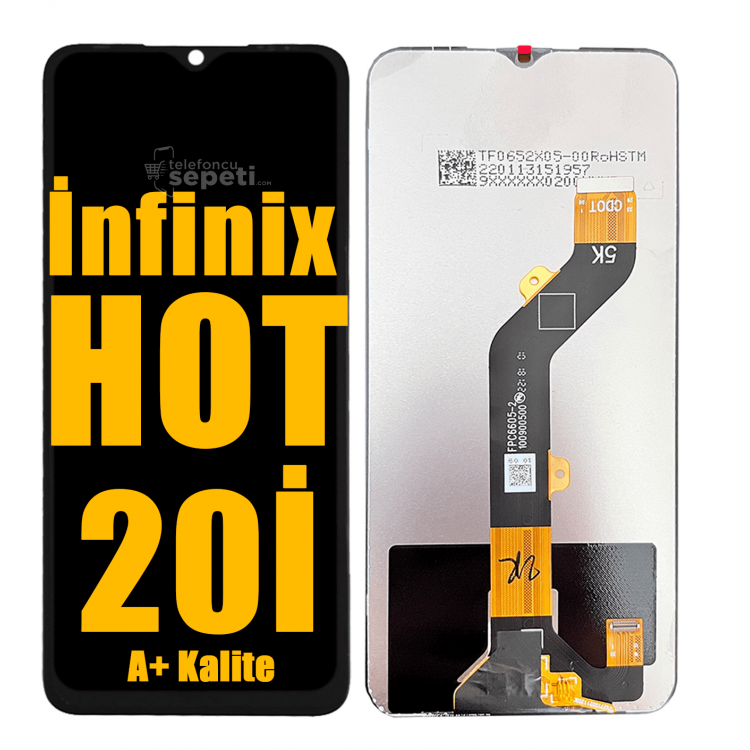 İnfinix Hot 20i Ekran Dokunmatik Çıtasız A Plus Kalite
