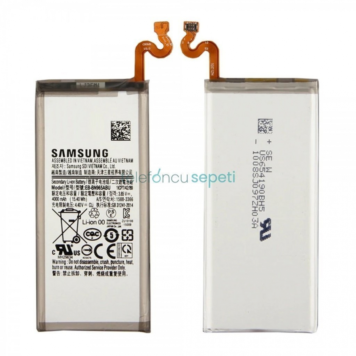 Samsung Galaxy Note 9 N960 Batarya Pil Orjinal