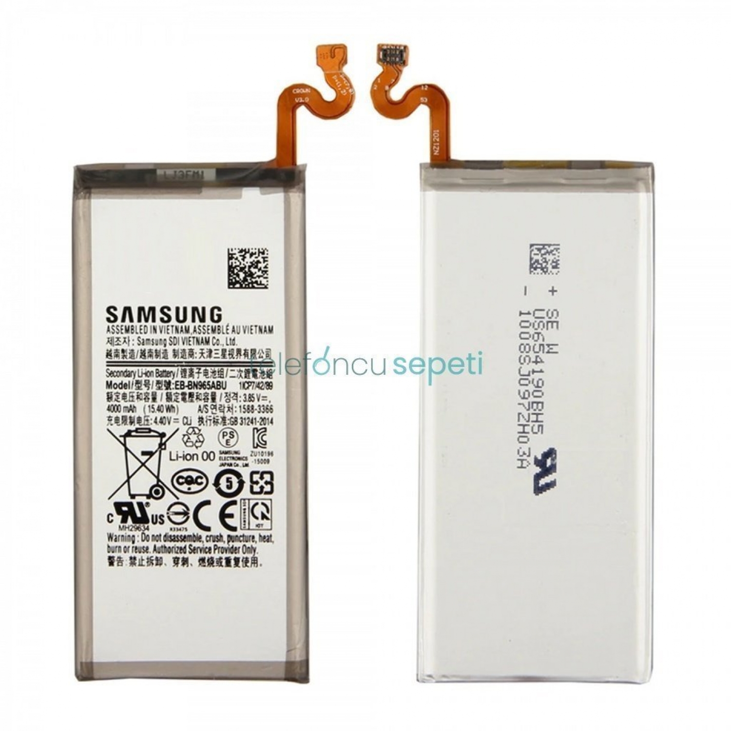 Samsung Galaxy Note 9 N960 Batarya Pil Orjinal