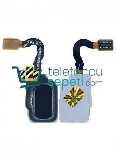 Samsung Galaxy A8 2018 A530 Home Parmak Okuyucu Filmi Siyah