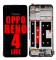 Oppo Reno 4 Lite Ekran Dokunmatik Siyah Çıtalı %100 Orijinal 