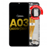 Samsung Galaxy A03 A035 Ekran Dokunmatik Siyah Çıtalı Orijinal