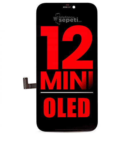 İphone 12 Mini Ekran Dokunmatik Siyah %100 Oled