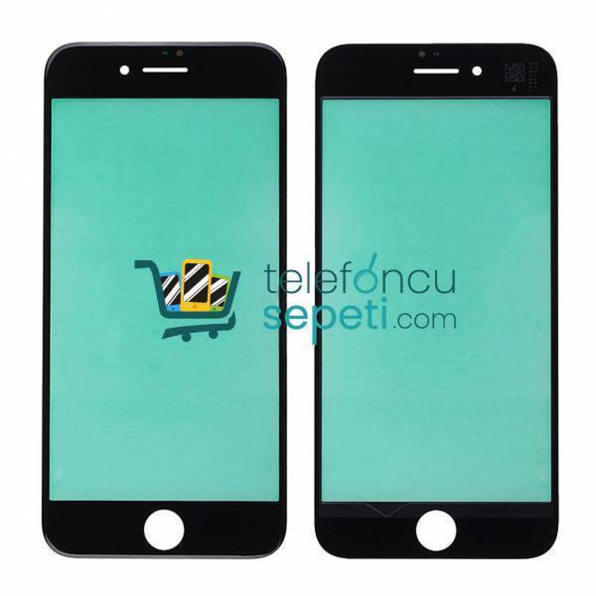 iPhone 8 Lens Ocalı Çıtalı Polarizeli Siyah