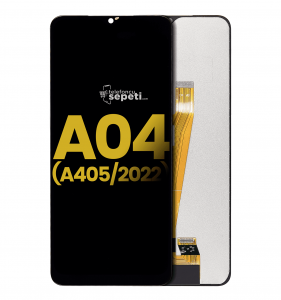 Samsung Galaxy A04 A045 Ekran Dokunmatik Siyah Çıtasız Orijinal