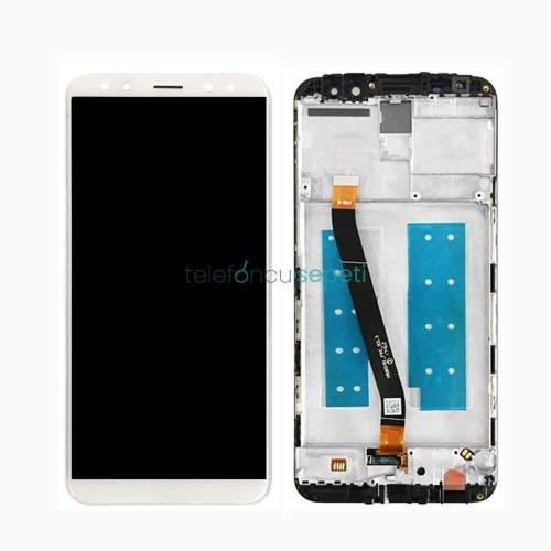 Huawei Mate 10 Lite Ekran Dokunmatik Beyaz Çıtalı A Kalite