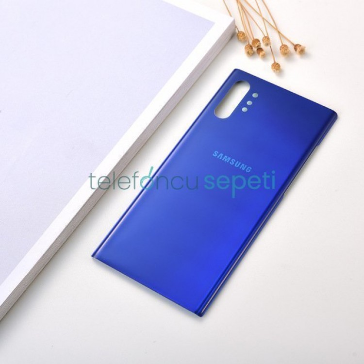 Samsung Galaxy Note 10 N970 Arka Kapak Mavi Orjinal
