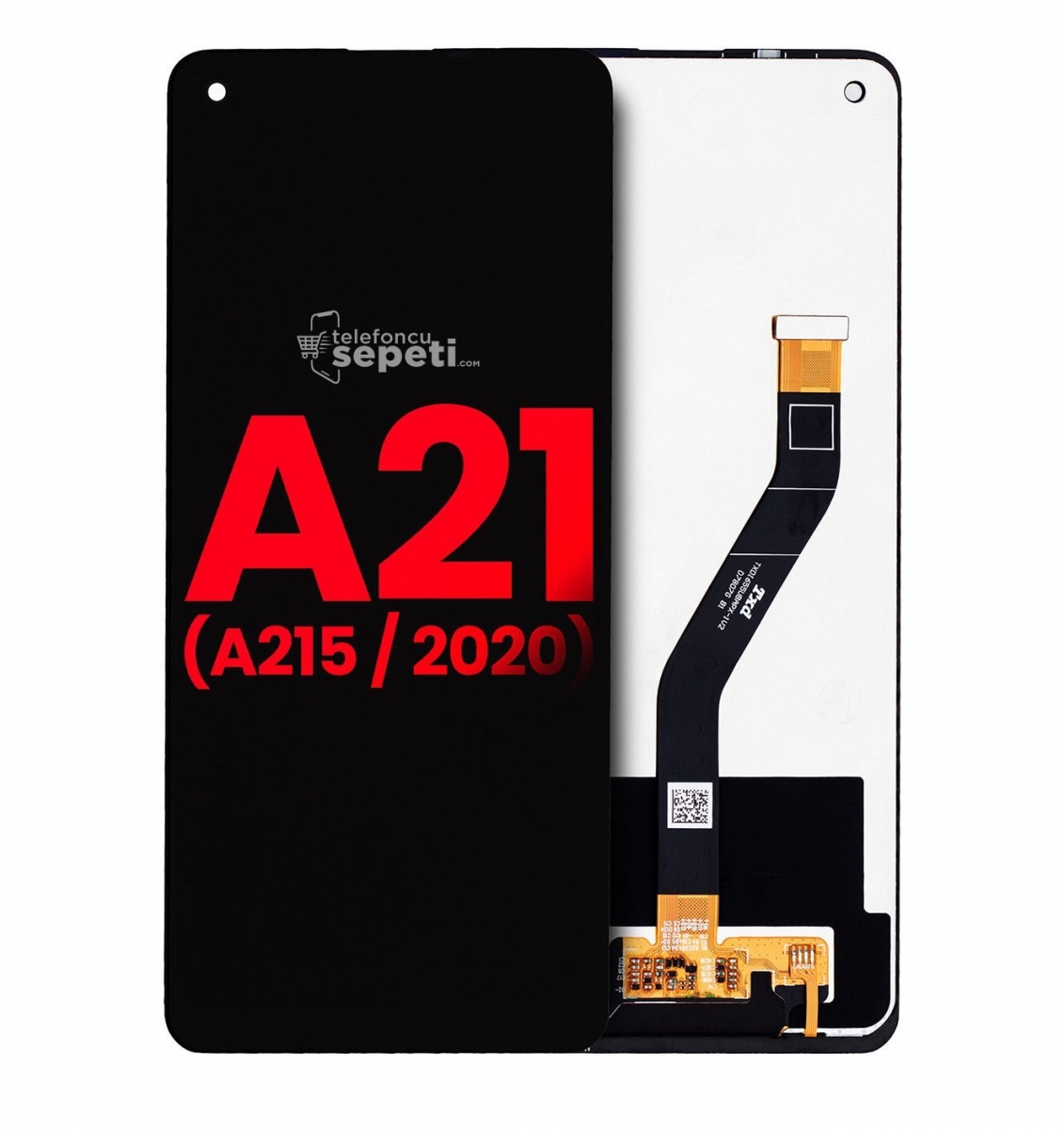 Samsung Galaxy A21 A215 Ekran Dokunmatik Siyah Çıtasız %100 Orijinal