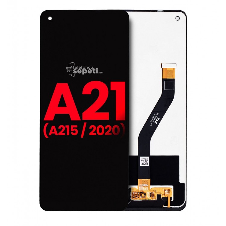 Samsung Galaxy A21 A215 Ekran Dokunmatik Siyah Çıtasız %100 Orijinal