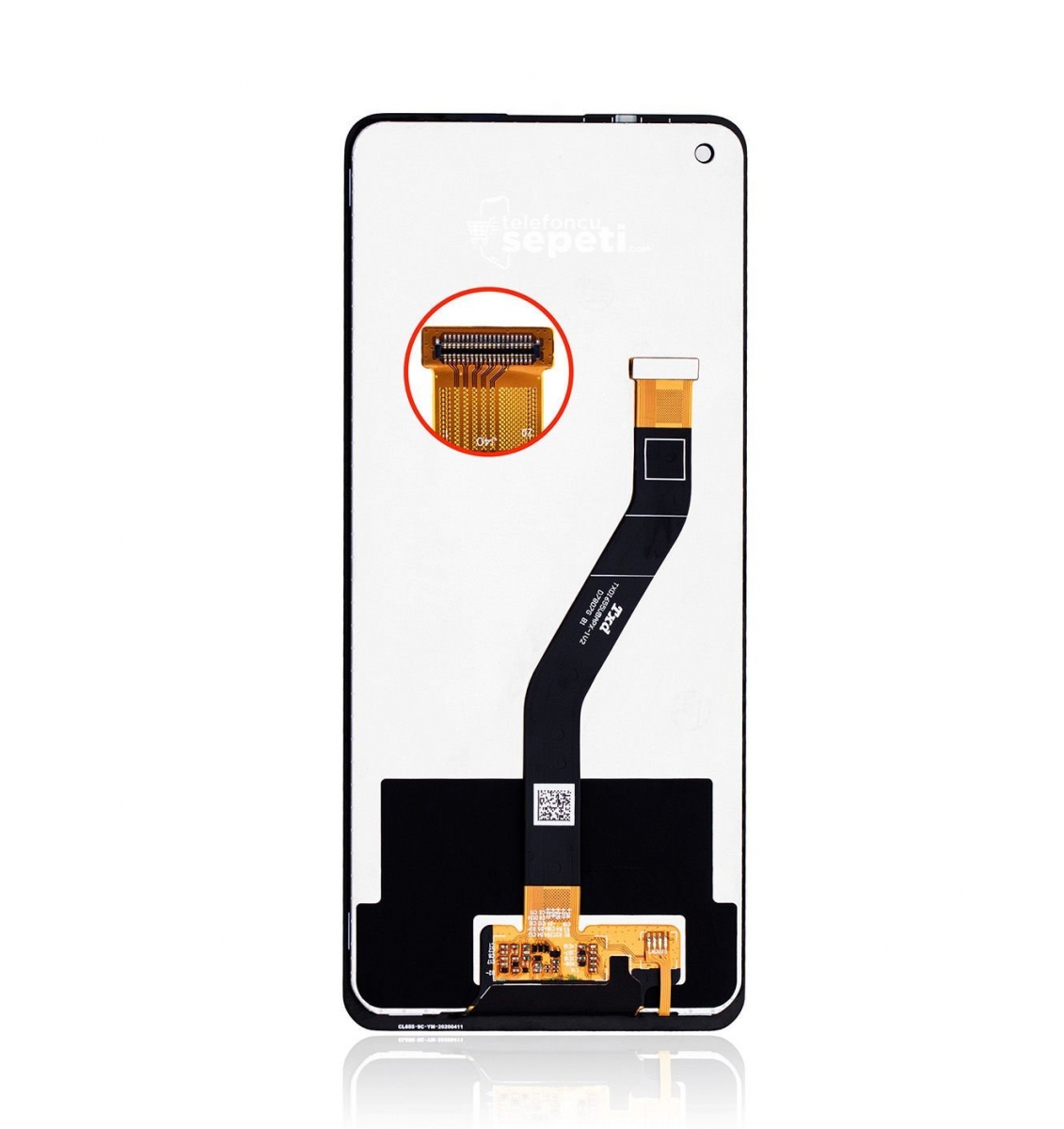 Samsung Galaxy A21 A215 Ekran Dokunmatik Siyah Çıtasız %100 Orijinal