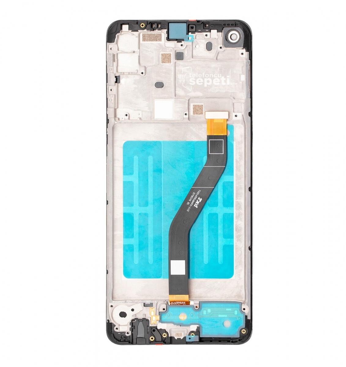 Samsung Galaxy A21 A215 Ekran Dokunmatik Siyah Çıtalı %100 Orijinal