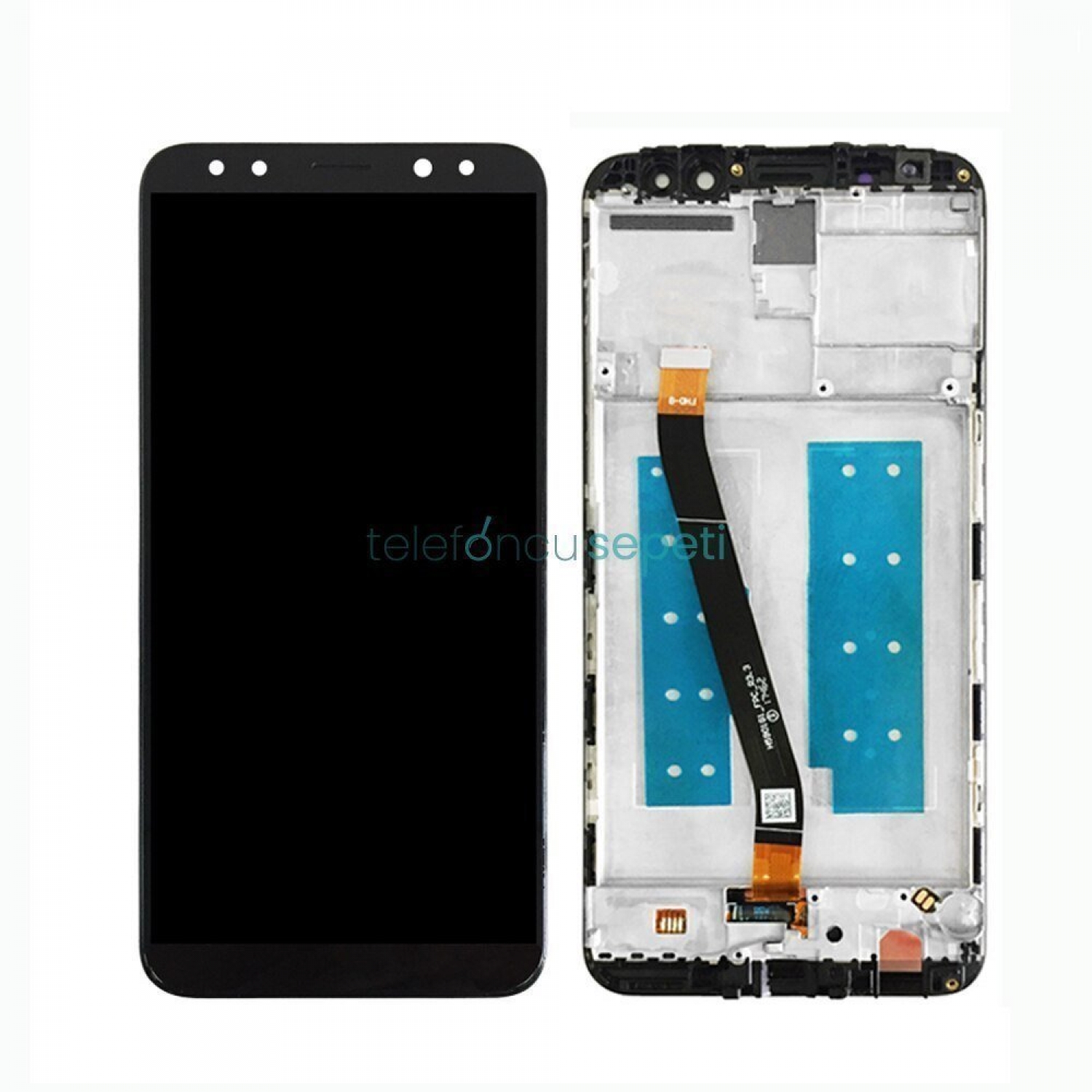 Huawei Mate 10 Lite Ekran Dokunmatik Siyah Çıtalı A Kalite