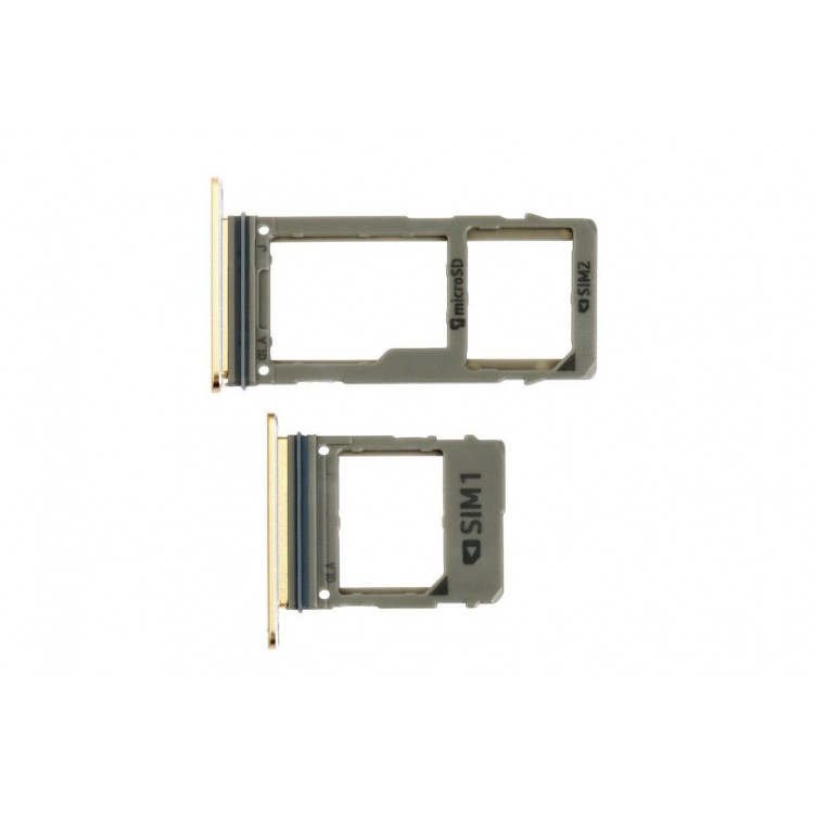 Samsung Galaxy A8 2018 A530 Sim Kart Tepsisi Gold Çift