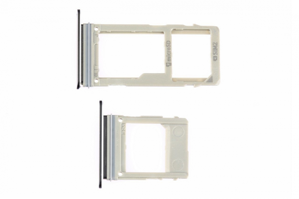 Samsung Galaxy A8 2018 A530 Sim Kart Tepsisi Siyah Çift