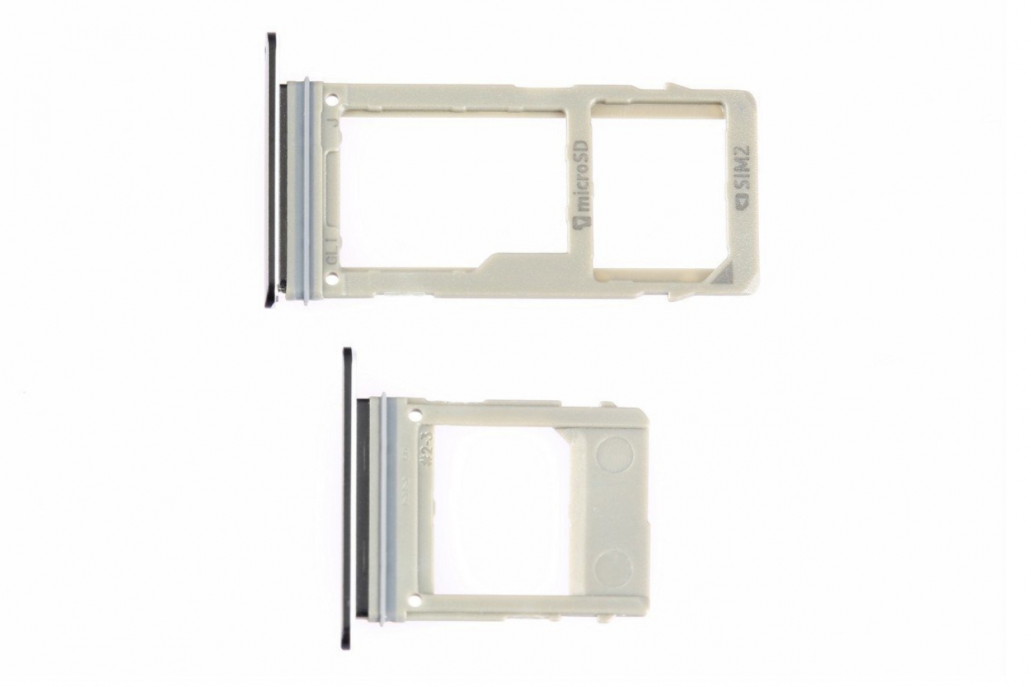 Samsung Galaxy A8 2018 A530 Sim Kart Tepsisi Siyah Çift