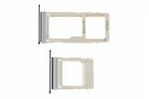 Samsung Galaxy A8 2018 A530 Sim Kart Tepsisi Siyah Çift