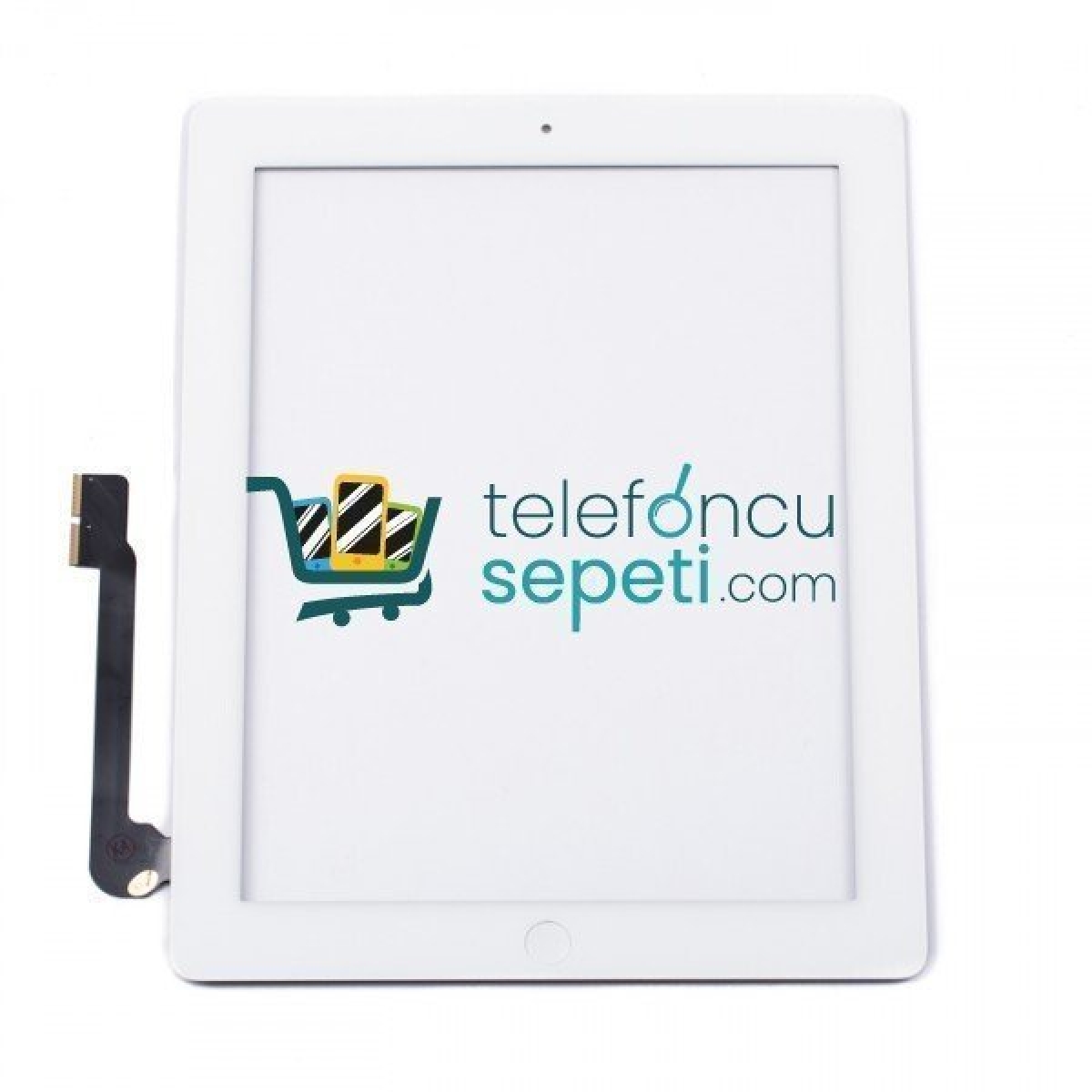 iPad 4 Dokunmatik Touch Tuş Bordlu Beyaz