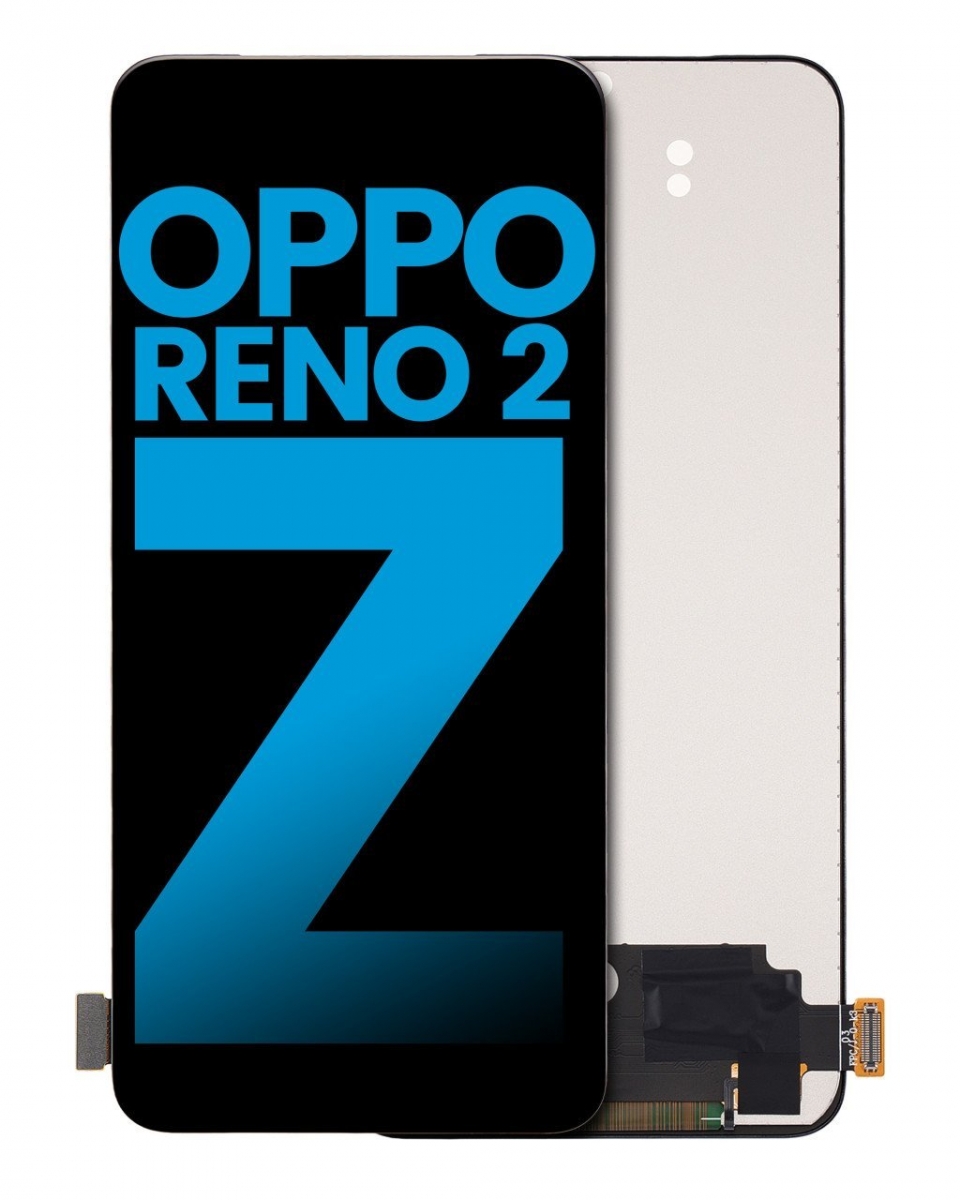 Oppo Reno 2z Ekran Dokunmatik Siyah Çıtasız A Plus Kalite