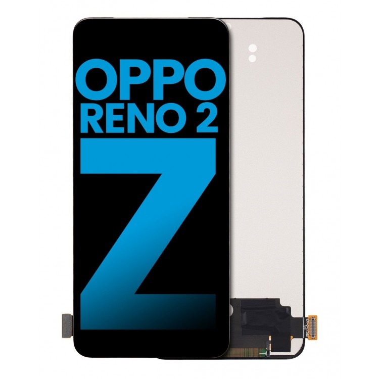 Oppo Reno 2z Ekran Dokunmatik Siyah Çıtasız A Plus Kalite
