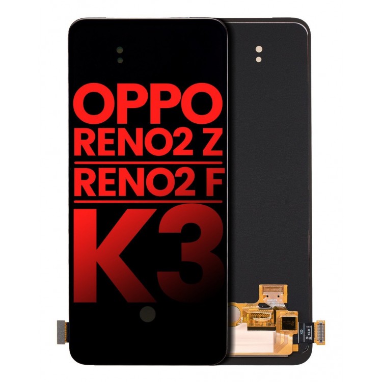 Oppo Reno 2z Ekran Dokunmatik Siyah Çıtasız Orijnal