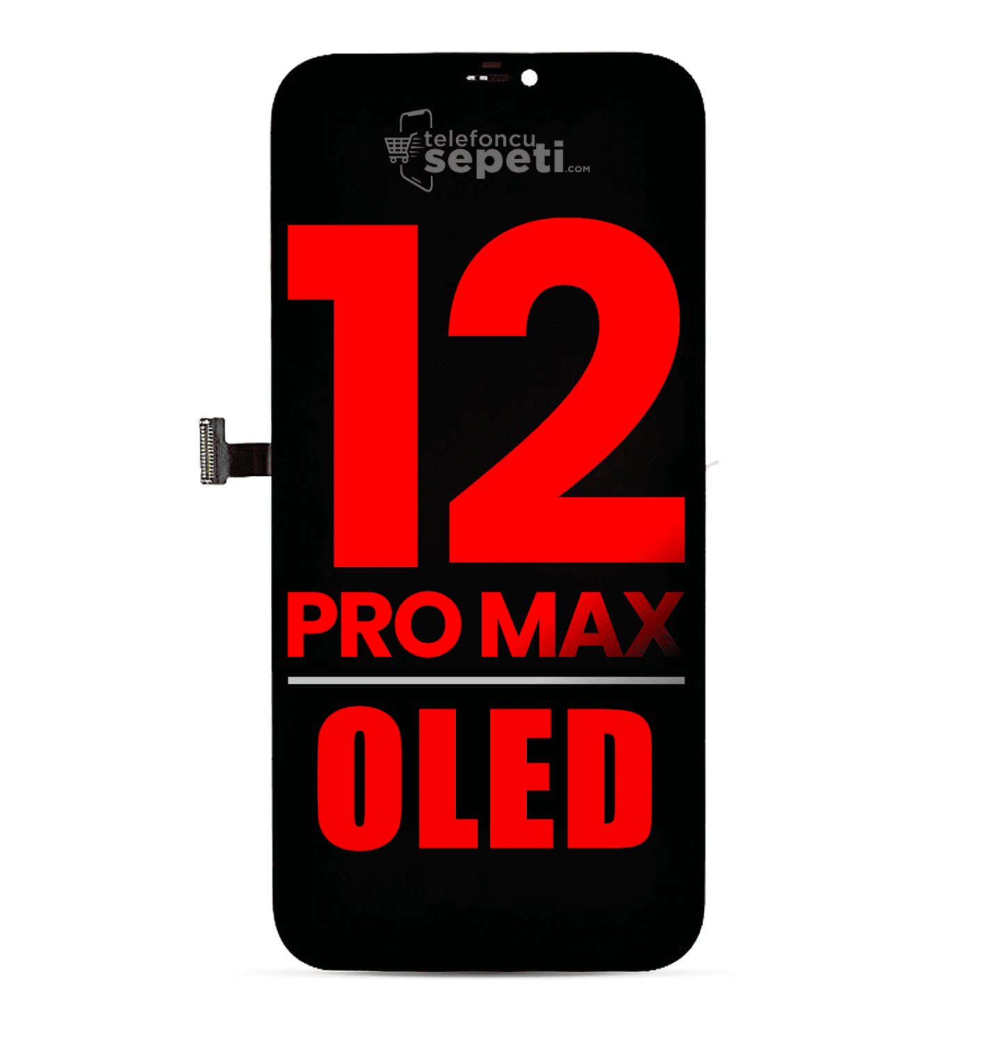 iPhone 12 Pro Max Ekran Dokunmatik Siyah Oled Üstün Kalite