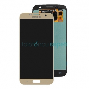 Samsung Galaxy S7 G930 Ekran Dokunmatik Gold Revize