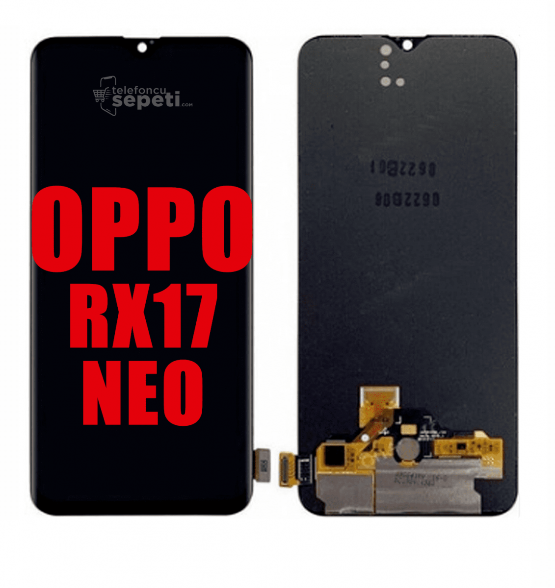 Oppo Reno Rx17 Neo Ekran Dokunmatik Siyah Çıtasız Orjiinal