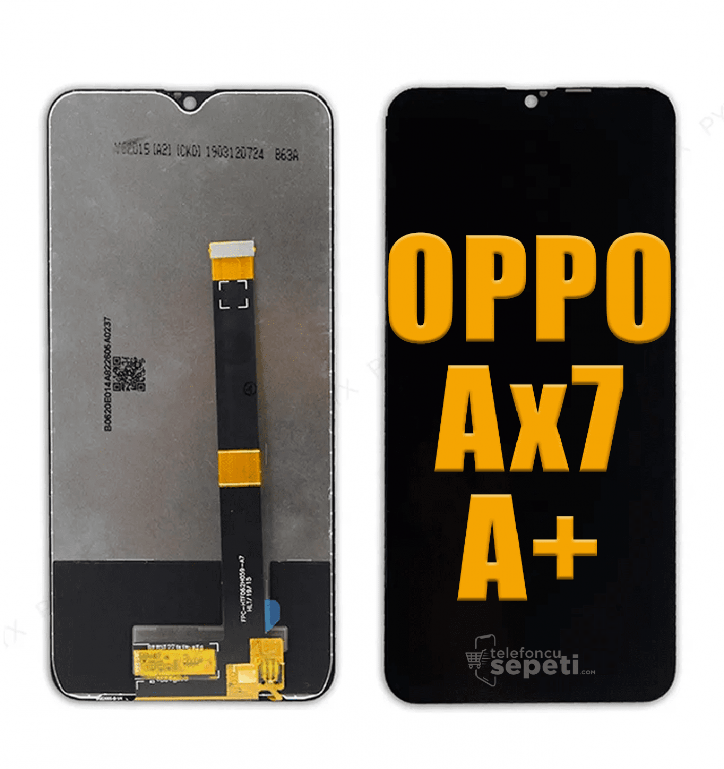Oppo Ax7 Ekran Dokunmatik Siyah Çıtasız %100 Birebir Ürün