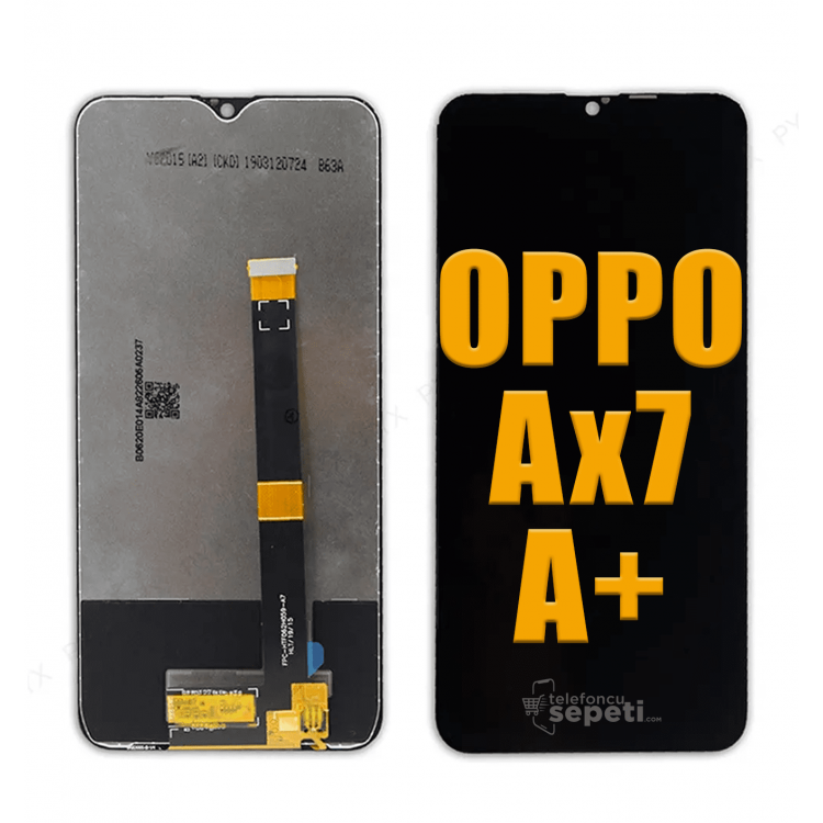 Oppo Ax7 Ekran Dokunmatik Siyah A Plus Kalite