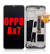 Oppo Ax7 Ekran Dokunmatik Siyah Çıtalı %100 Orijinal 