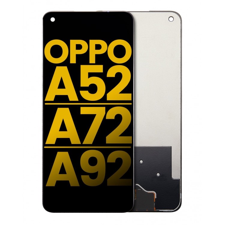 Oppo A72 Ekran Dokunmatik Siyah Çıtasız %100 Orijinal 