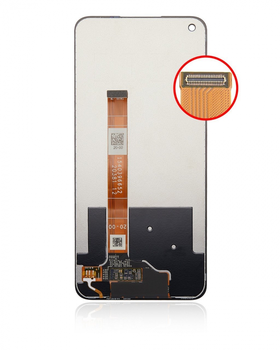 Oppo A72 Ekran Dokunmatik Siyah Çıtasız Orjinal