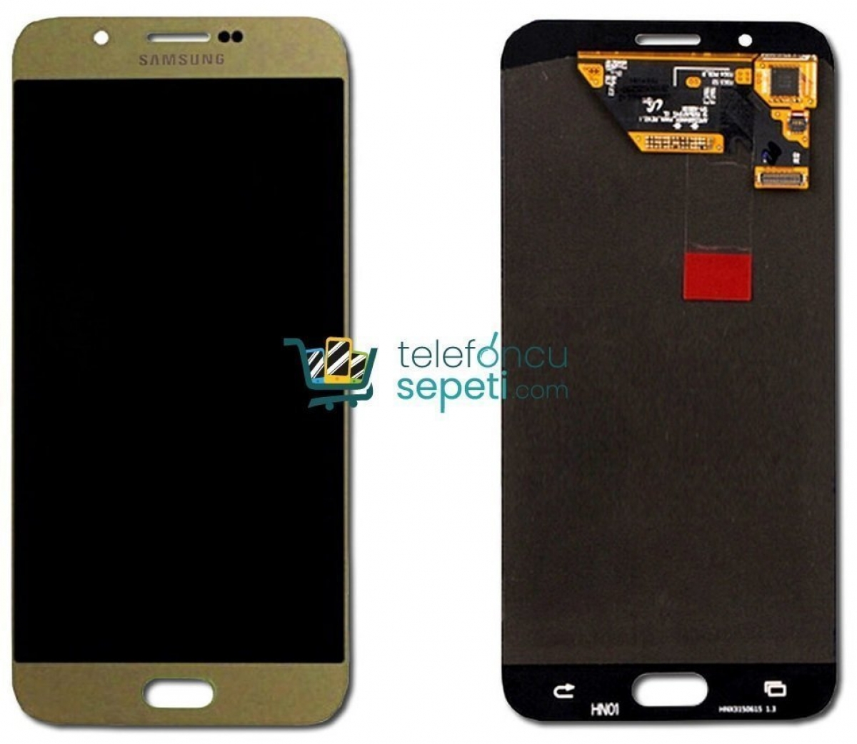 Samsung Galaxy A8 A800 Ekran Dokunmatik Gold Oled Üstün Kalite