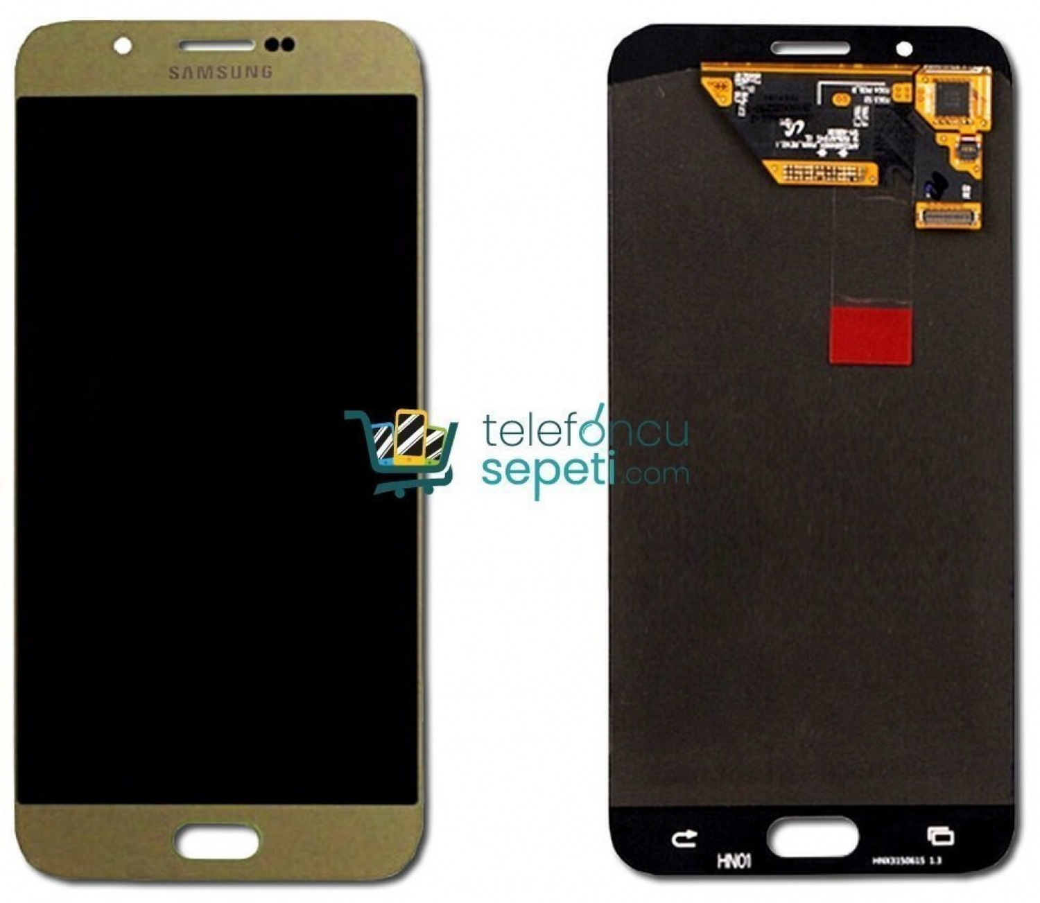 Samsung Galaxy A8 A800 Ekran Dokunmatik Gold Oled Üstün Kalite