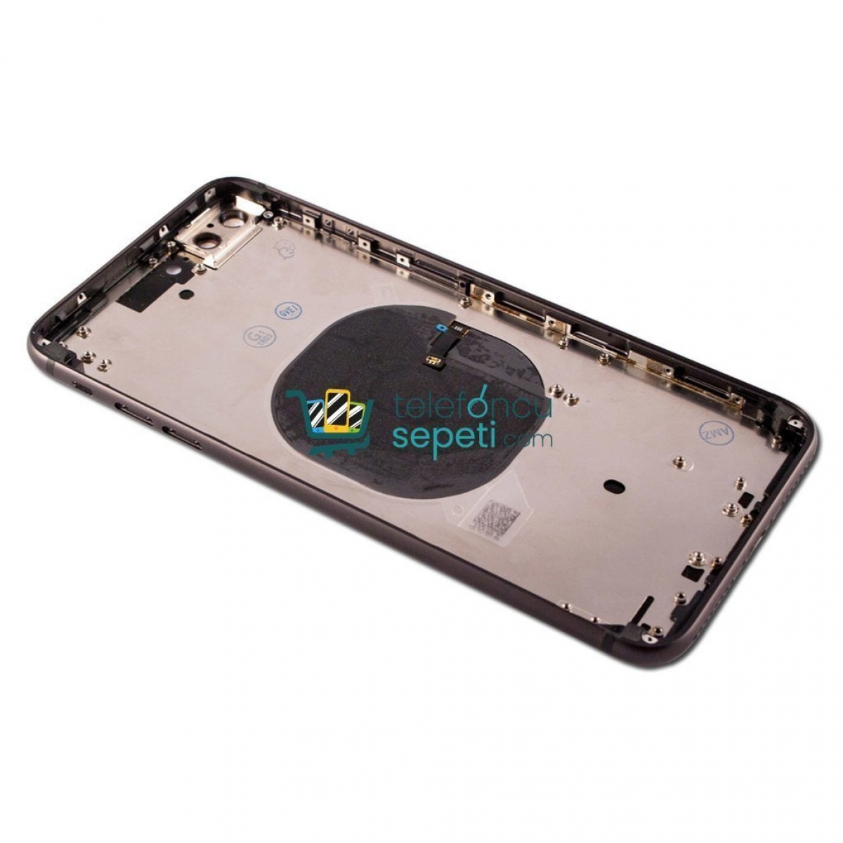 iPhone 8 Plus Kasa Kapak Siyah Boş