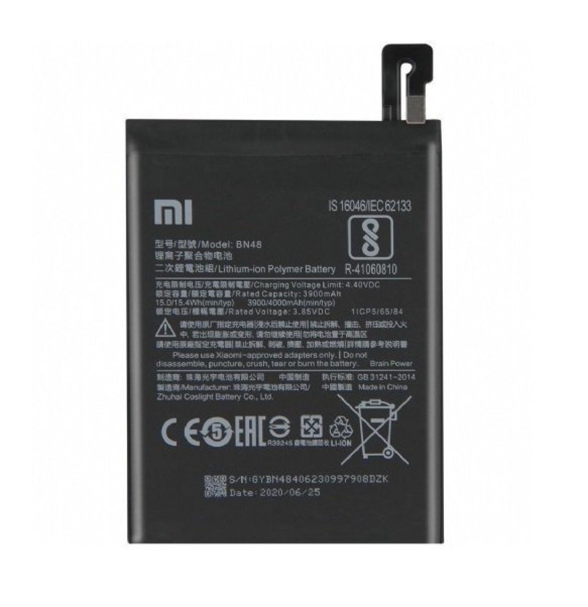 Xiaomi Redmi Note 6 Pro Batarya Pil Orijinal