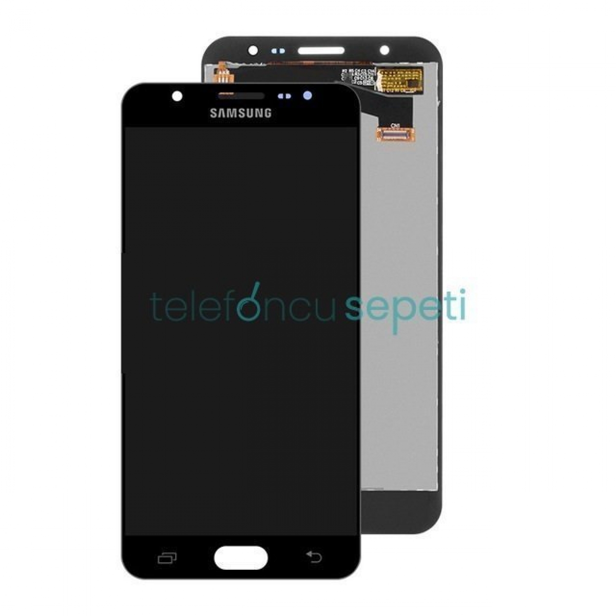Samsung Galaxy J7 Prime G610 Ekran Dokunmatik Siyah Revize